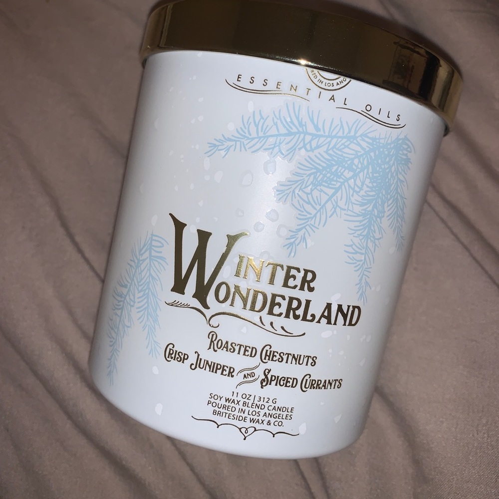 Winter wonderland candle